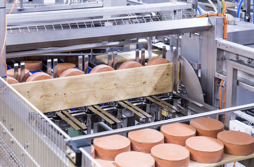 ANTRIEBS- UND STEUERUNGSTECHNIK FÜR EINE KÄSEPFLEGEMASCHINE